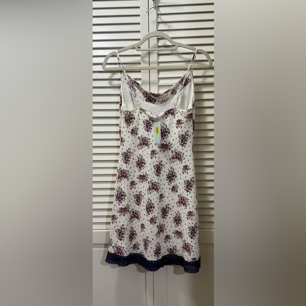Skies Are Blue Floral Lace Trim Dress Cami Mini - Picture 2 of 6